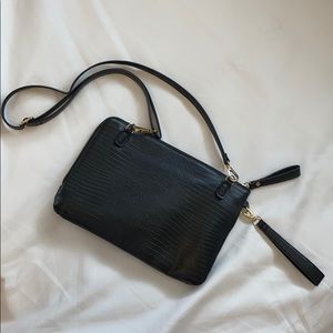 Topshop leather crossbody bag